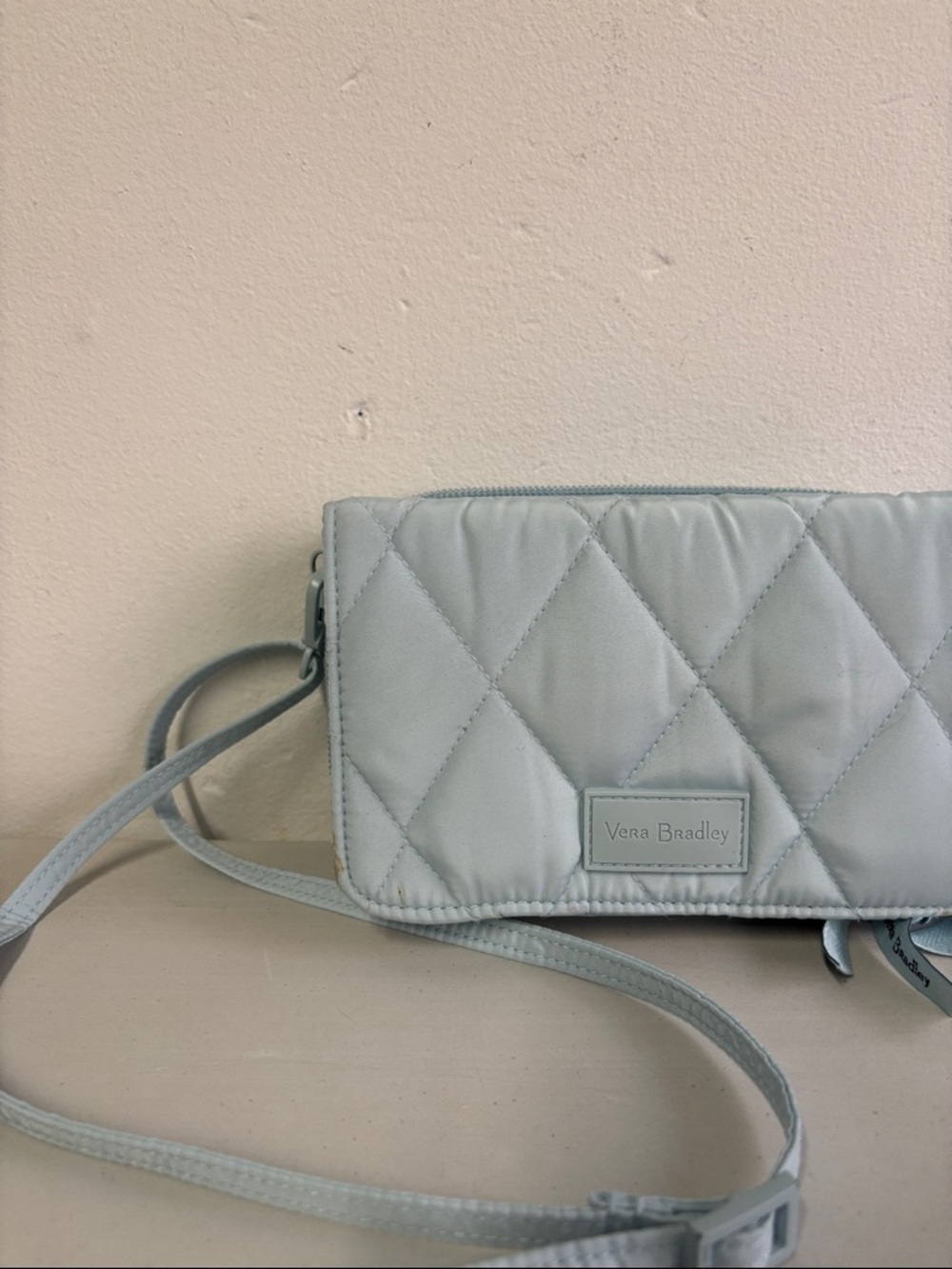 Vera Bradley Sky Blue Quilted Ultralight RFID 3-in-1 Crossbody Bag